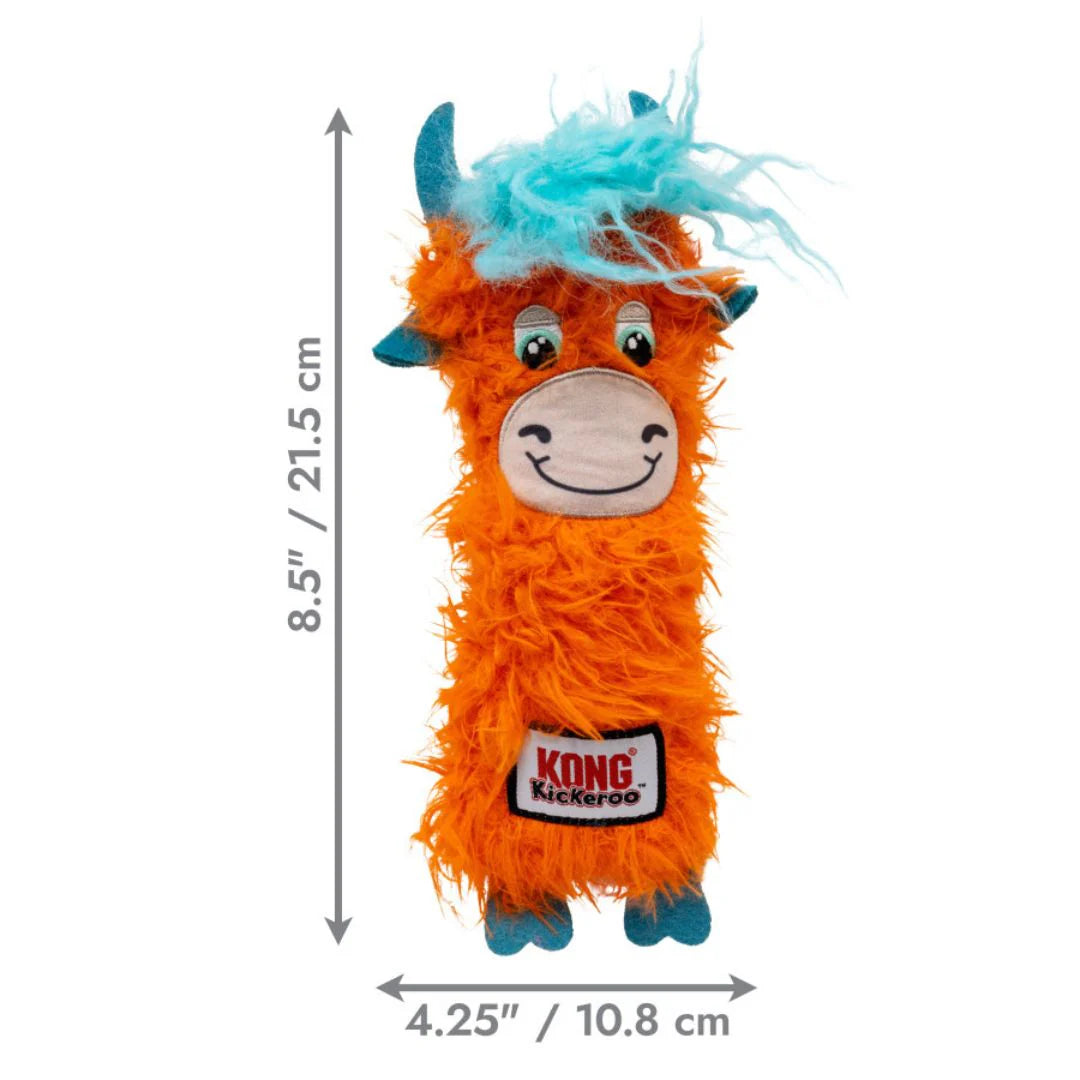 KONG Kickeroo Highland Cow Cat Toy Assorted