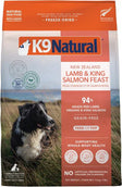 K9 Natural Lamb & King Salmon Grain-Free Freeze-Dried Dog Food, 4-lb bag