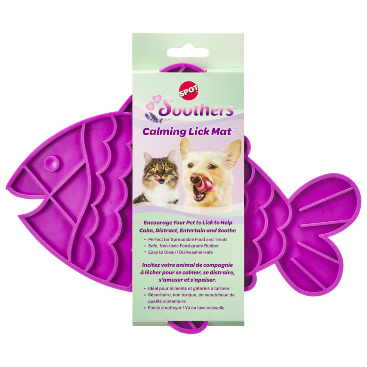 Spot Soothers Lick Mat Fish 9.75 in