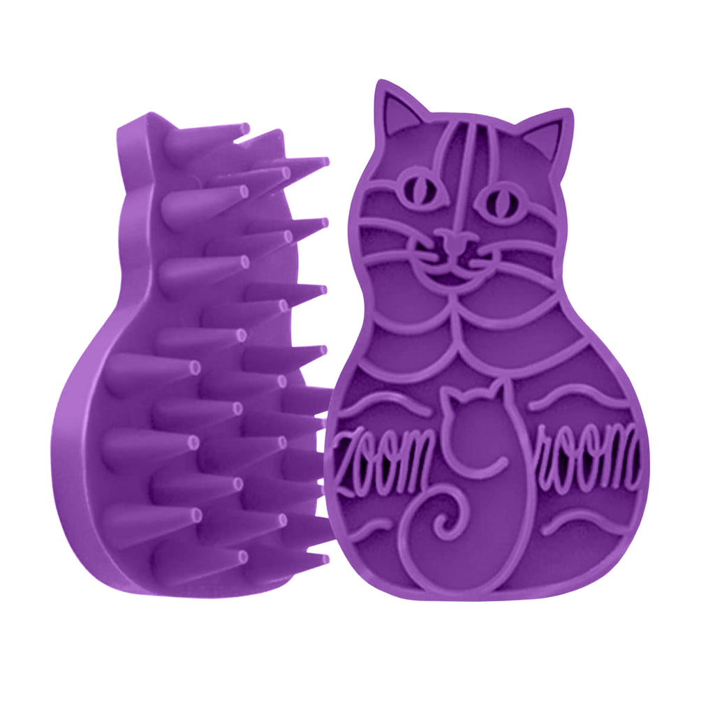 KONG Cat Zoomgroom Purple