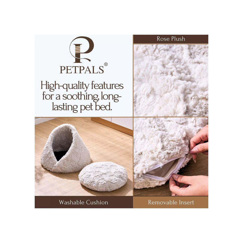 PetPals Rose Cradle Cat Bed