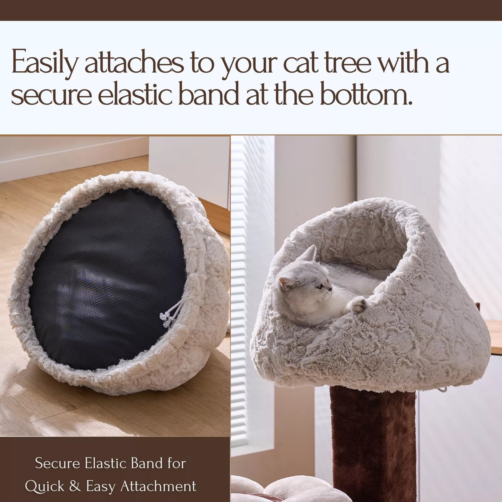 PetPals Rose Cradle Cat Bed