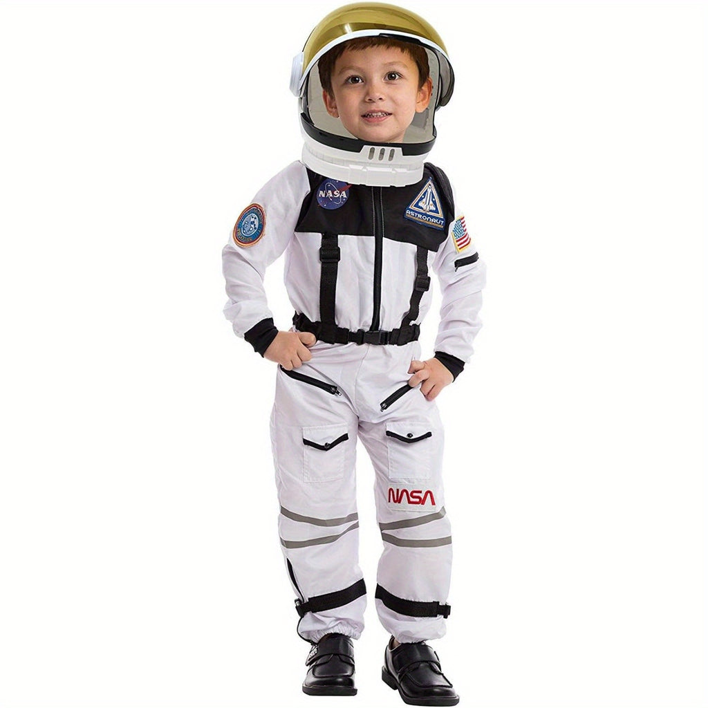 Astronaut Costume With Helmet, Space Suit For Kids
