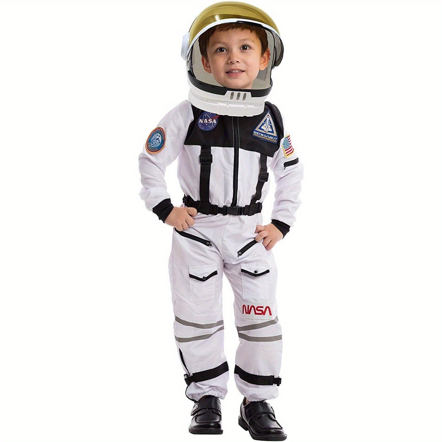Astronaut Costume With Helmet, Space Suit For Kids