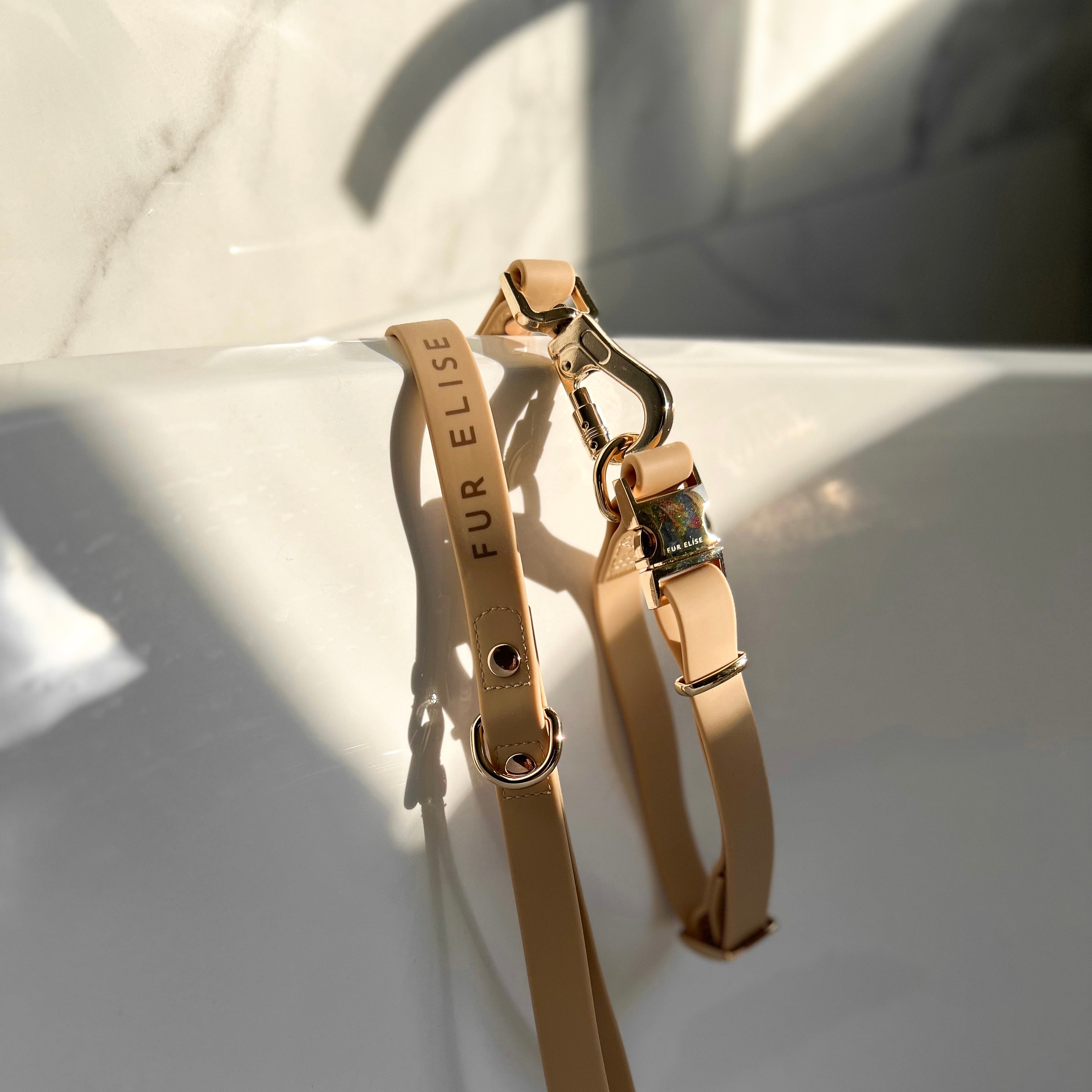 Elise Collar & Leash Set - Sand