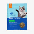 Ark Naturals Kiss Me-Ow Cleaning Tuna Dental Chews Crunchy Cat Treats, 6-oz bag