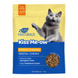Ark Naturals Kiss Me-Ow Strengthening Tuna Dental Chews Crunchy Cat Treats, 6-oz bag