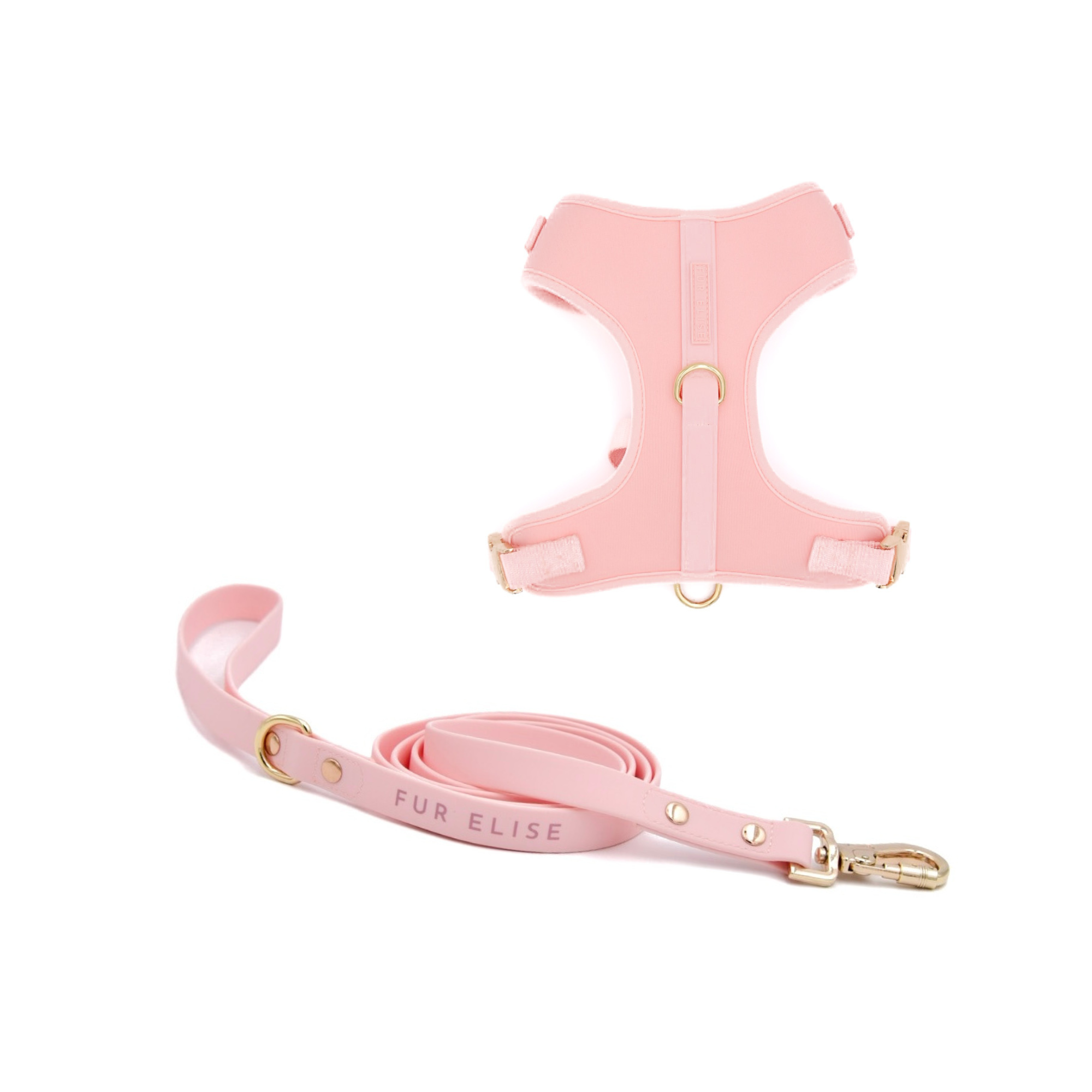 Elise Harness & Leash Set - Rose