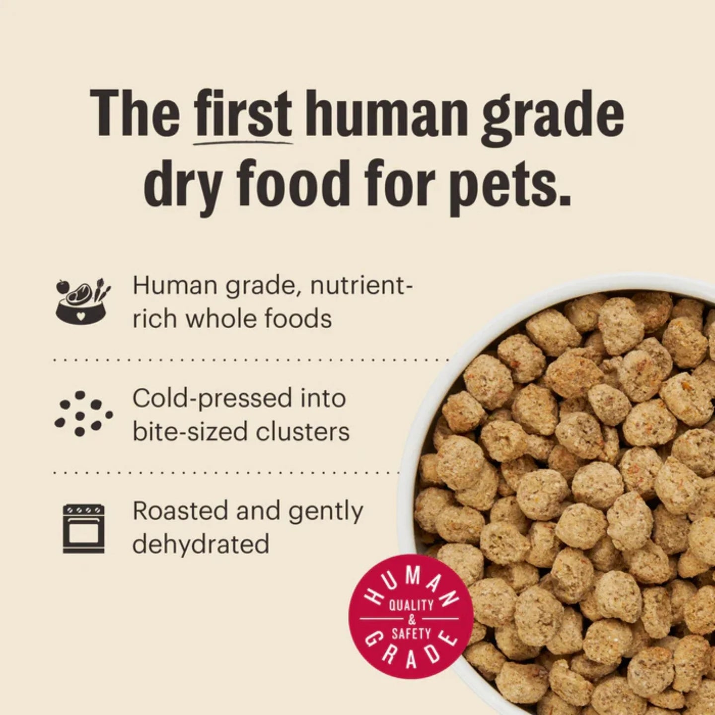 The Honest Kitchen Dog Essential Clusters Chicken & Oat 20lbs.