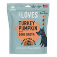 Farmland Traditions Tiny Loves Turkey & Pumpkin with Bone Broth Flavored Jerky Dog Treats, 6-oz pouch, 1 count