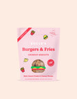 Bocce's Bakery Dog Biscuits Burgers And Fries 5oz.