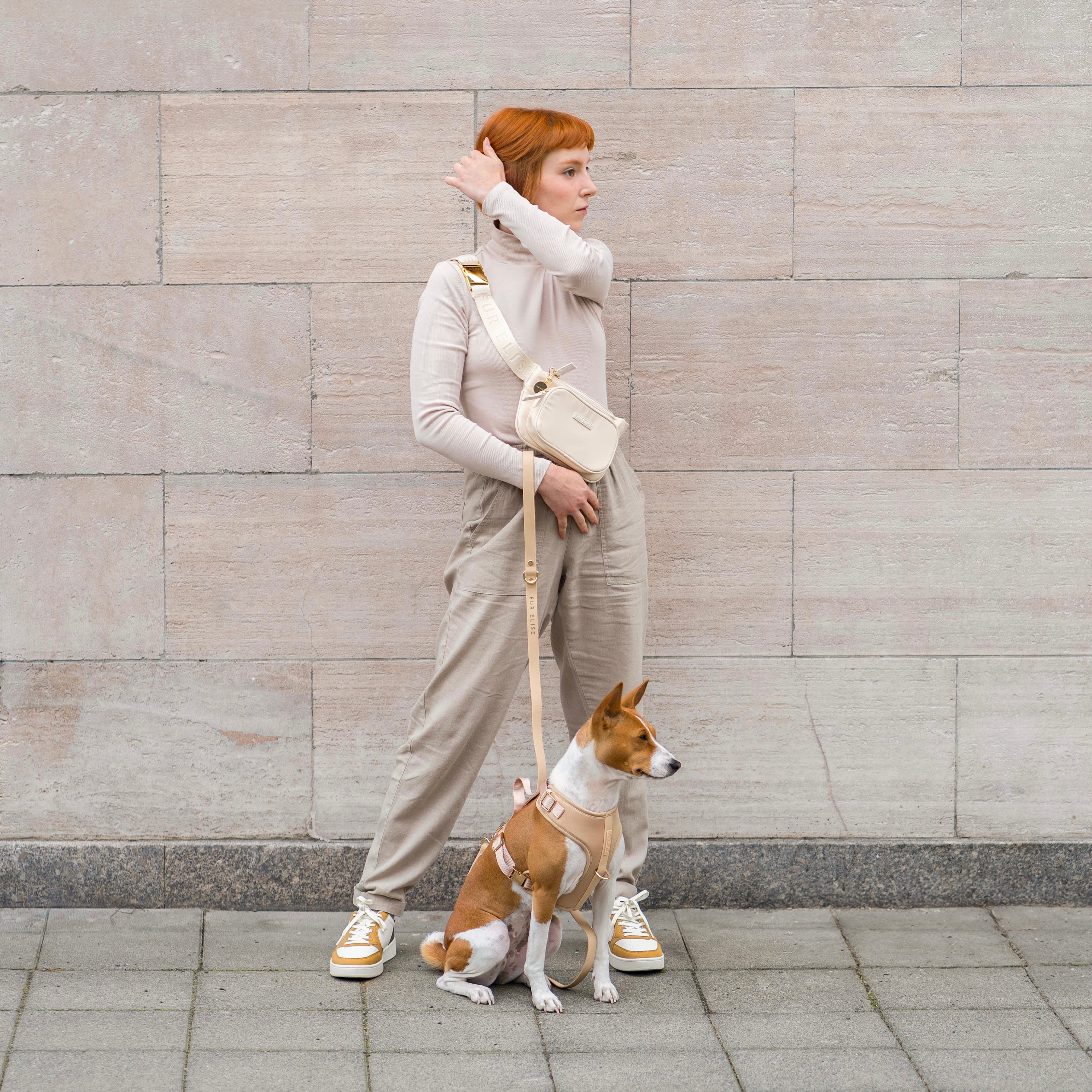 Elise Harness & Leash Set - Sand