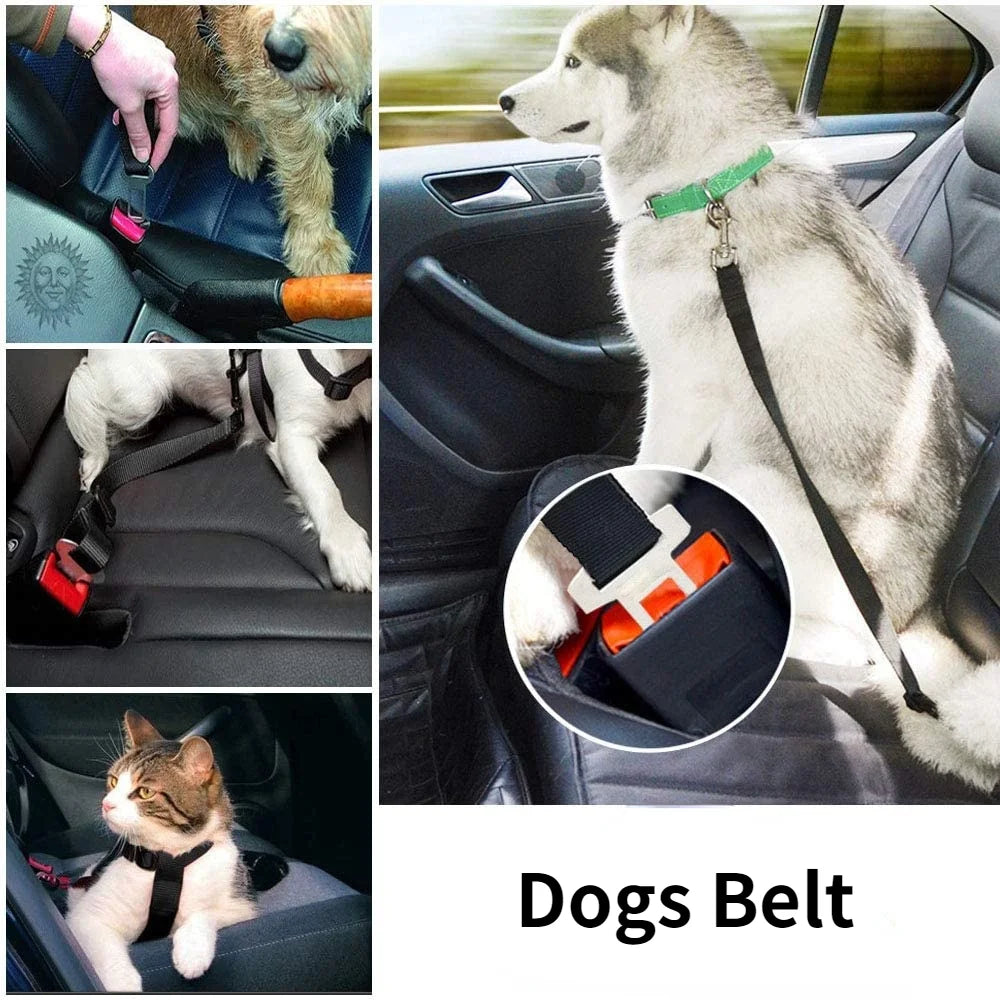 SafeRide Adjustable Pet Car Seat Belt Clip