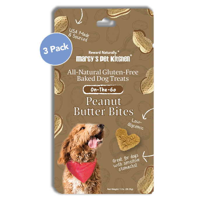 Marcy's Pet Kitchen® - 'On-The-Go' All-Natural, Vegan Peanut Butter Biscuit