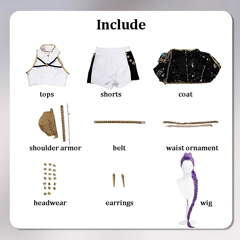 KPop Demon Hunter Cosplay Costume for Girls