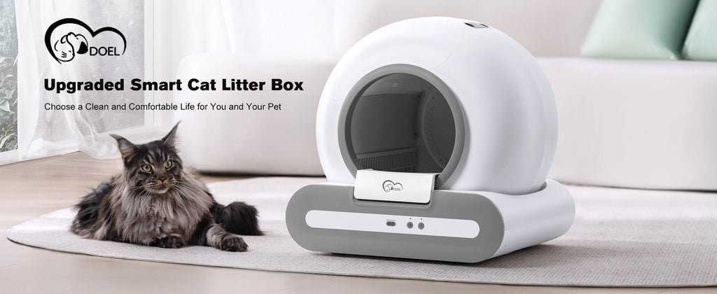 DOEL 65L Self-Cleaning Smart Litter Box