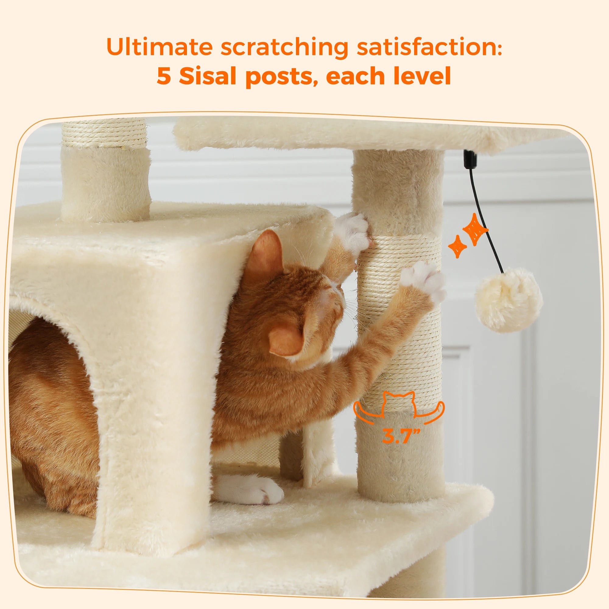 The Deluxe Cat Activity Condo.