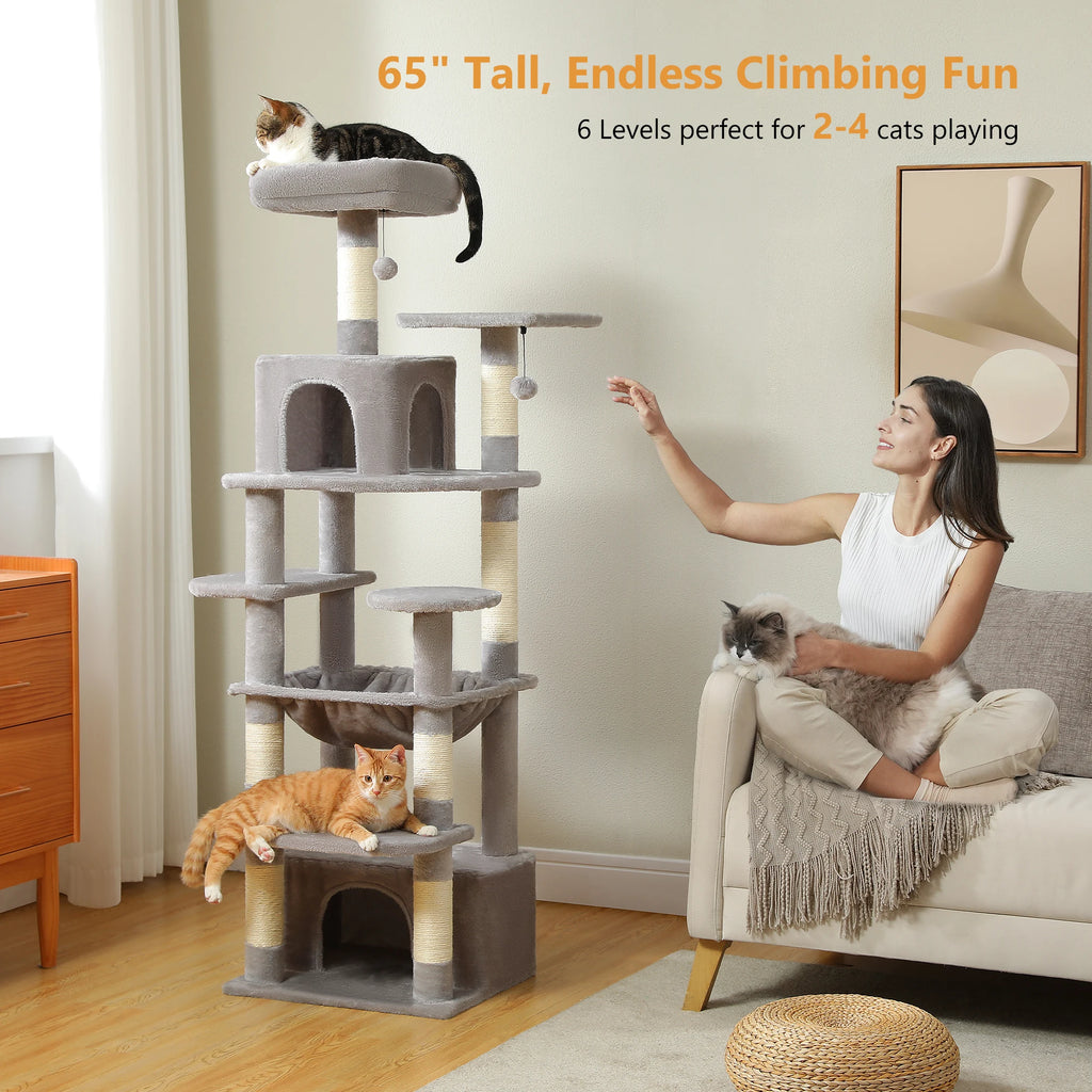 The Deluxe Cat Activity Condo.