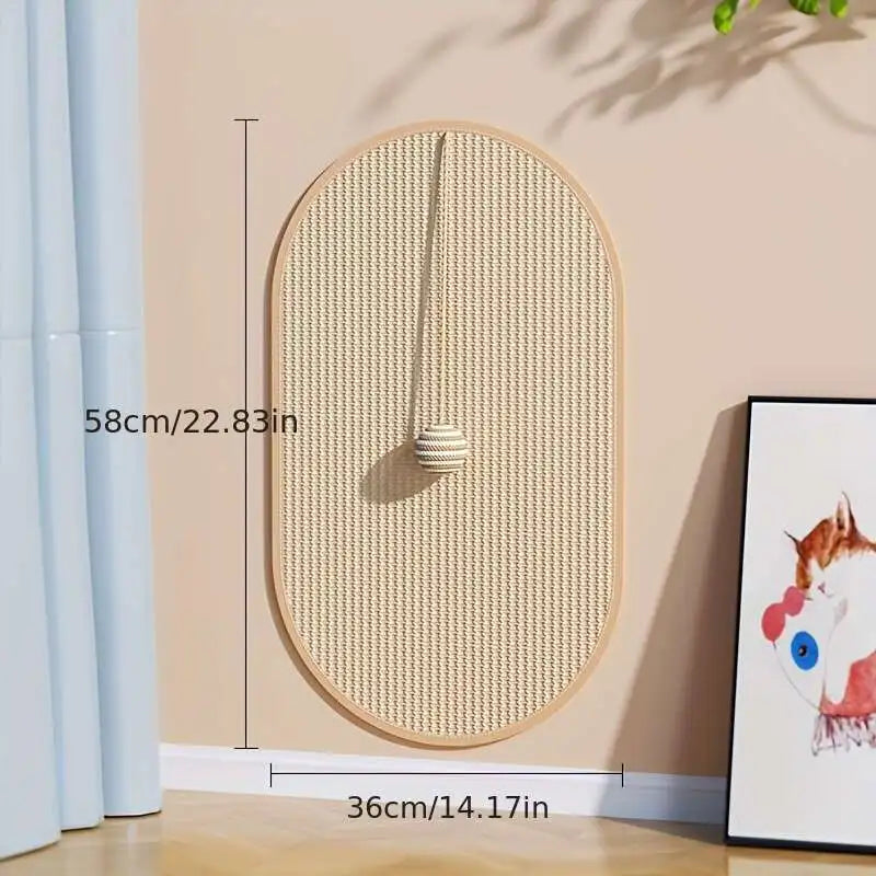 3-in-1 Sisal Wall Cat Station