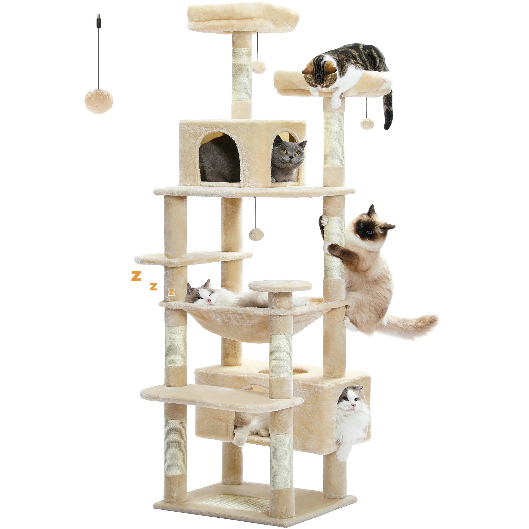 The Deluxe Cat Activity Condo.