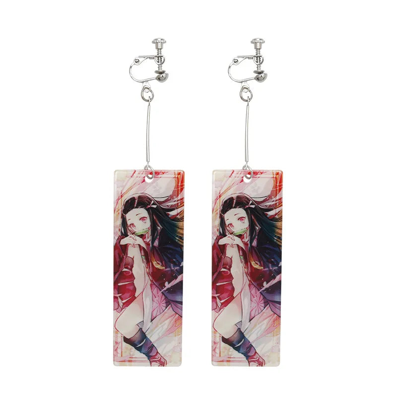 Tanjiro Earrings Demon Slayer Design