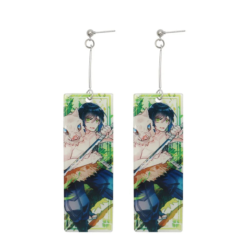 Tanjiro Earrings Demon Slayer Design