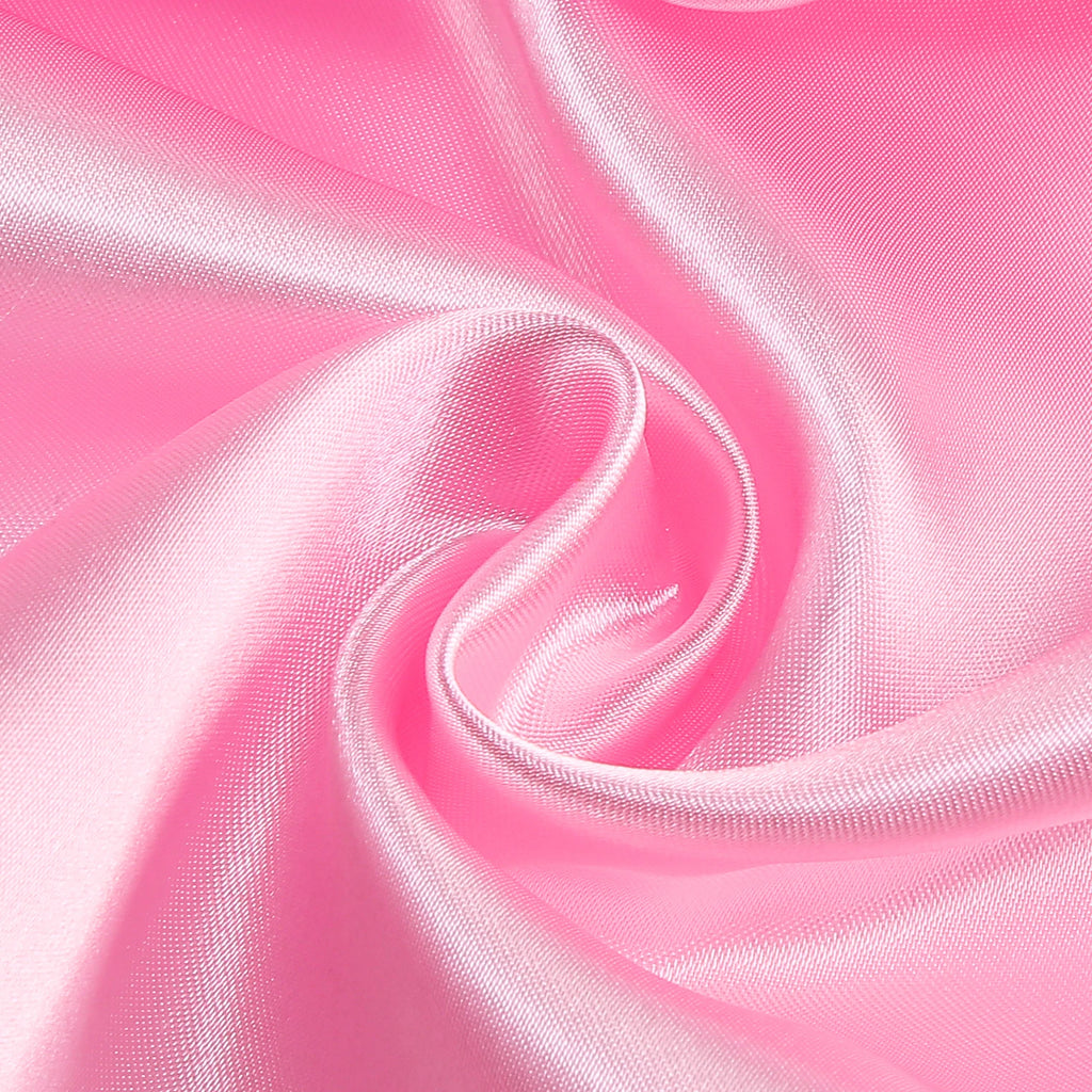 Disney Rapunzel Costume Dress fabric in soft pink satin texture for kids' fairy tale adventures