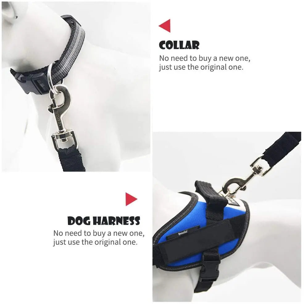SafeRide Adjustable Pet Car Seat Belt Clip