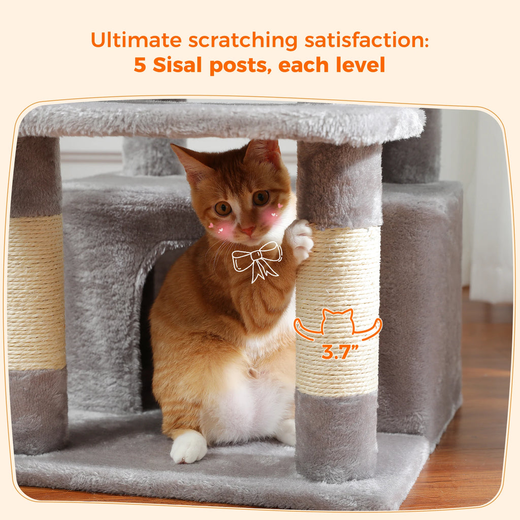 The Deluxe Cat Activity Condo.