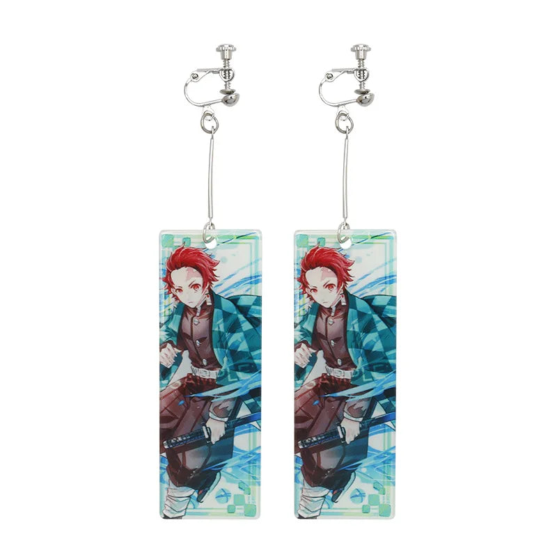 Tanjiro Earrings Demon Slayer Design