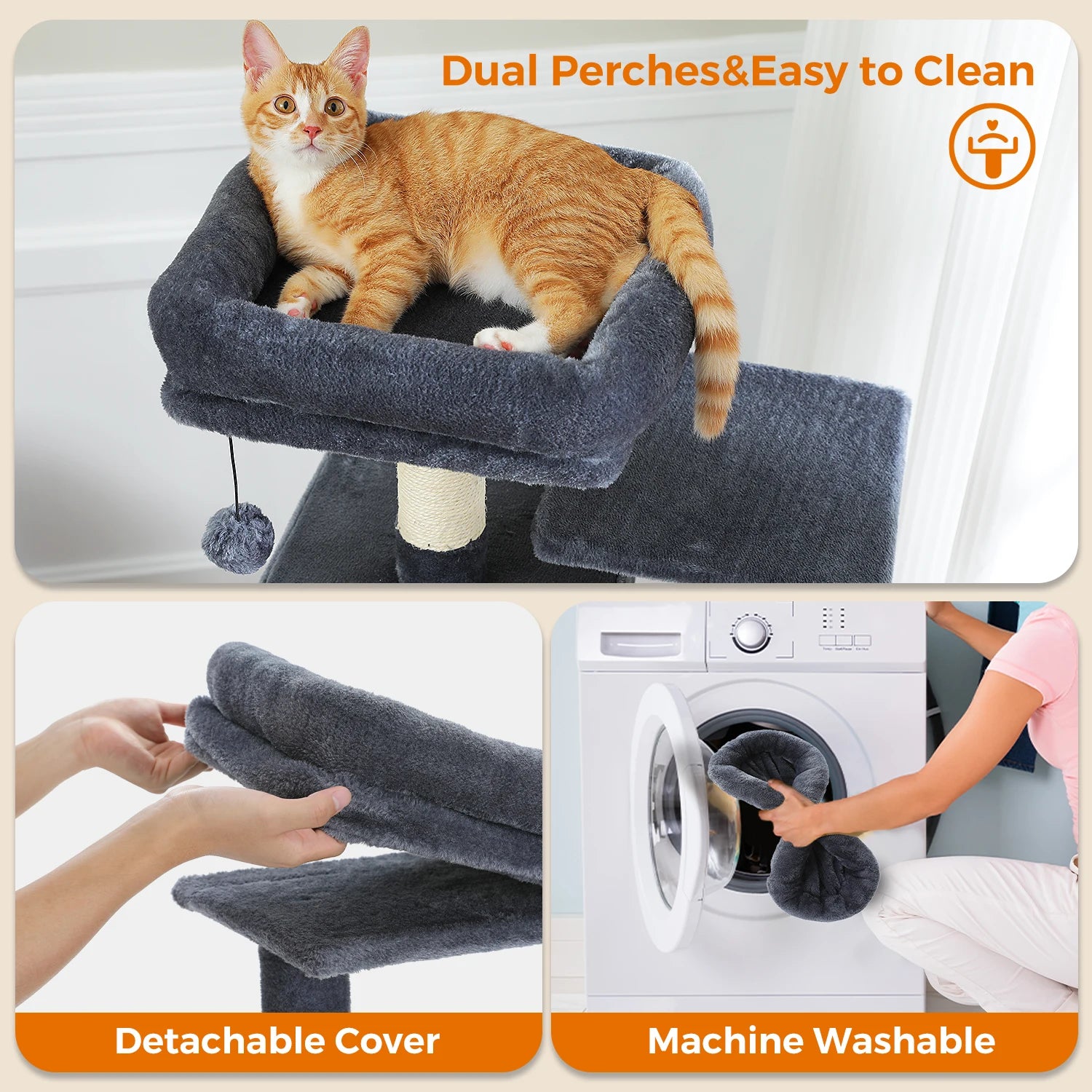 The Deluxe Cat Activity Condo.