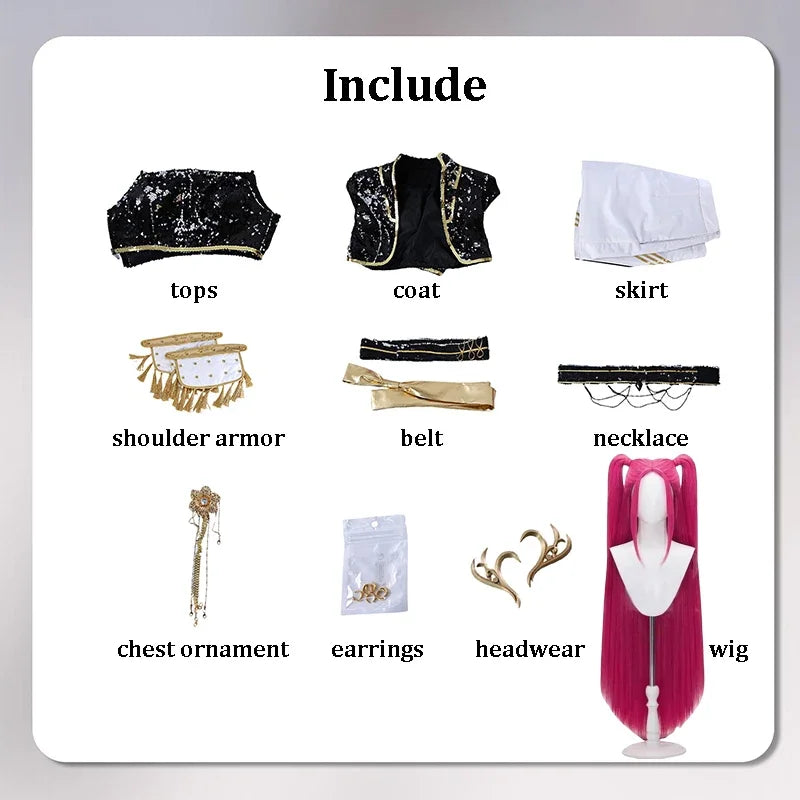 KPop Demon Hunter Cosplay Costume for Girls