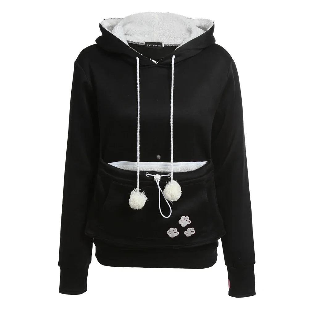 The Pet Embrace Pouch Hoodie.