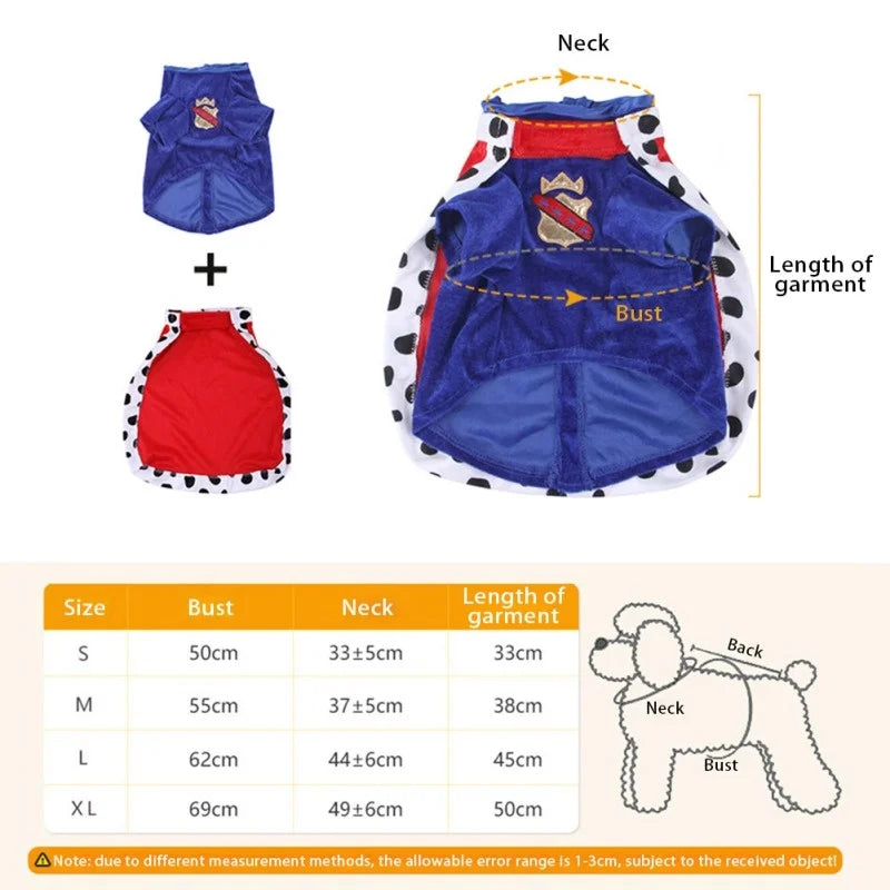 Dog and Cat Halloween Costume Set for Pets