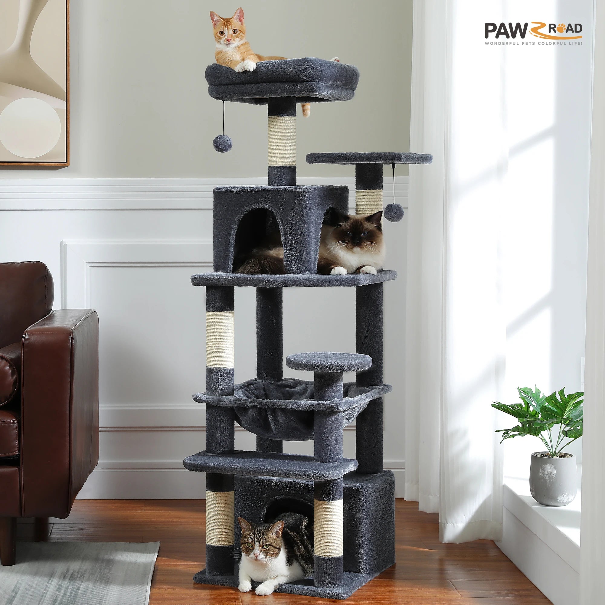 The Deluxe Cat Activity Condo.