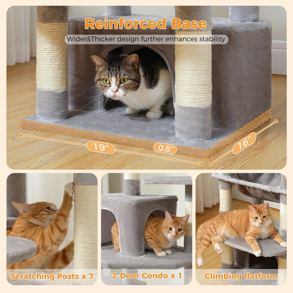 The Deluxe Cat Activity Condo.