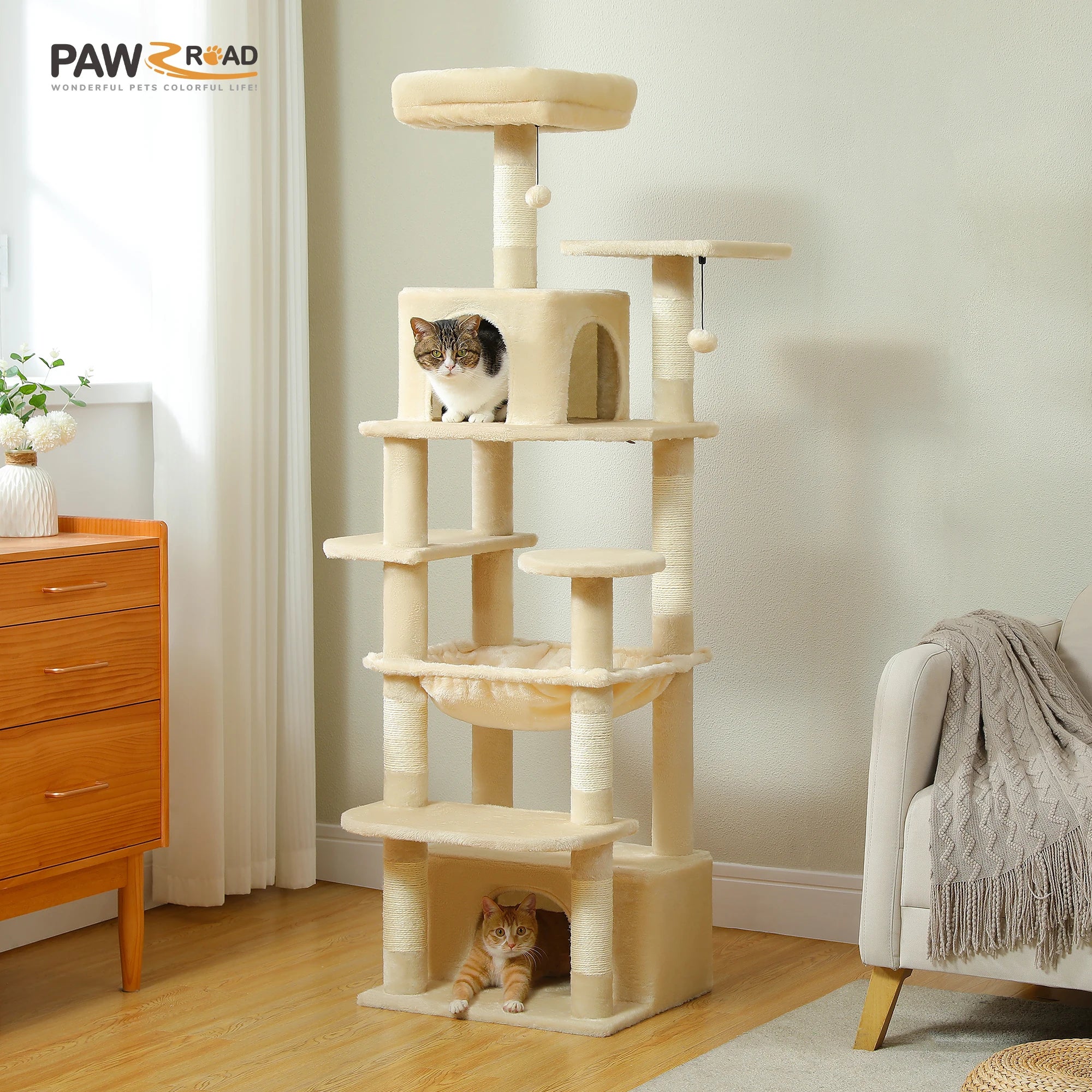 The Deluxe Cat Activity Condo.