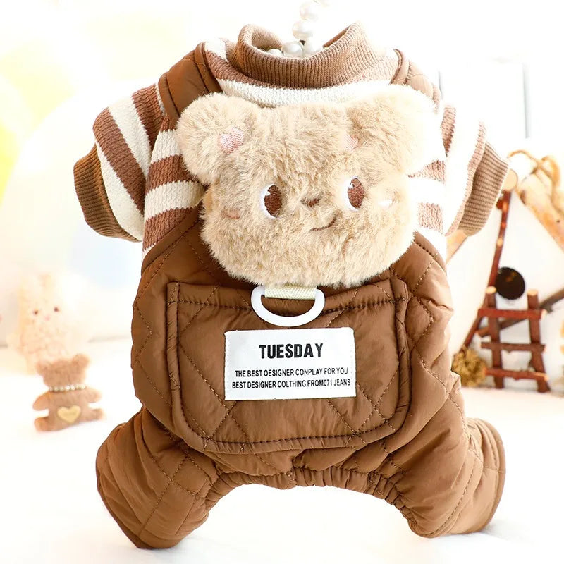 Winter Pet Dog Vest Jacket for Small Medium Dogs Cats pet Warm Cotton Clothes Puppy Yorkie Chihuahua Coat Maltese Bulldog wear