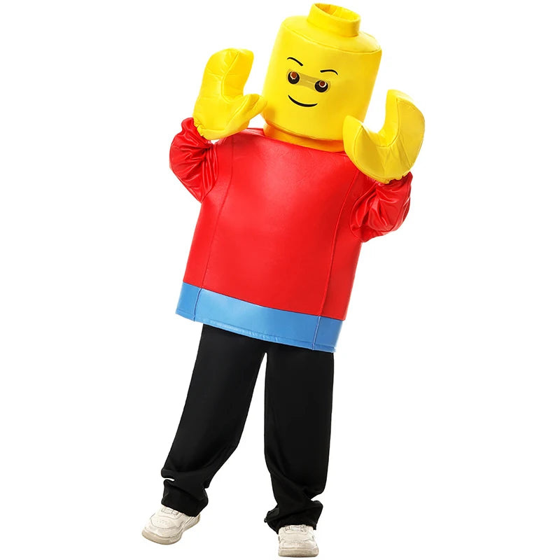 Kids Ninja Lloyd costume by Zoomies & Co featuring a fun Lego character design