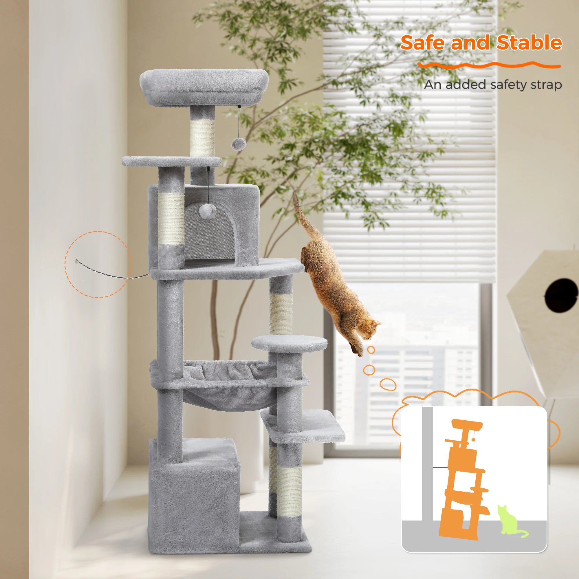 The Deluxe Cat Activity Condo.