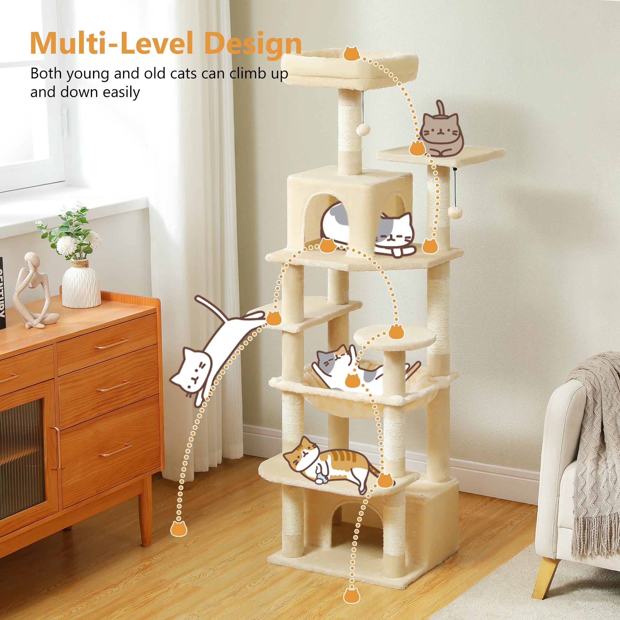 The Deluxe Cat Activity Condo.