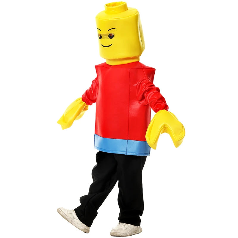 Kids Ninja Lloyd Costume from Zoomies & Co featuring a bright yellow and red design