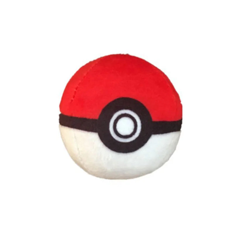 Ash Pokemon costume with accessories featuring a soft plush Pokeball for cosplay fun
