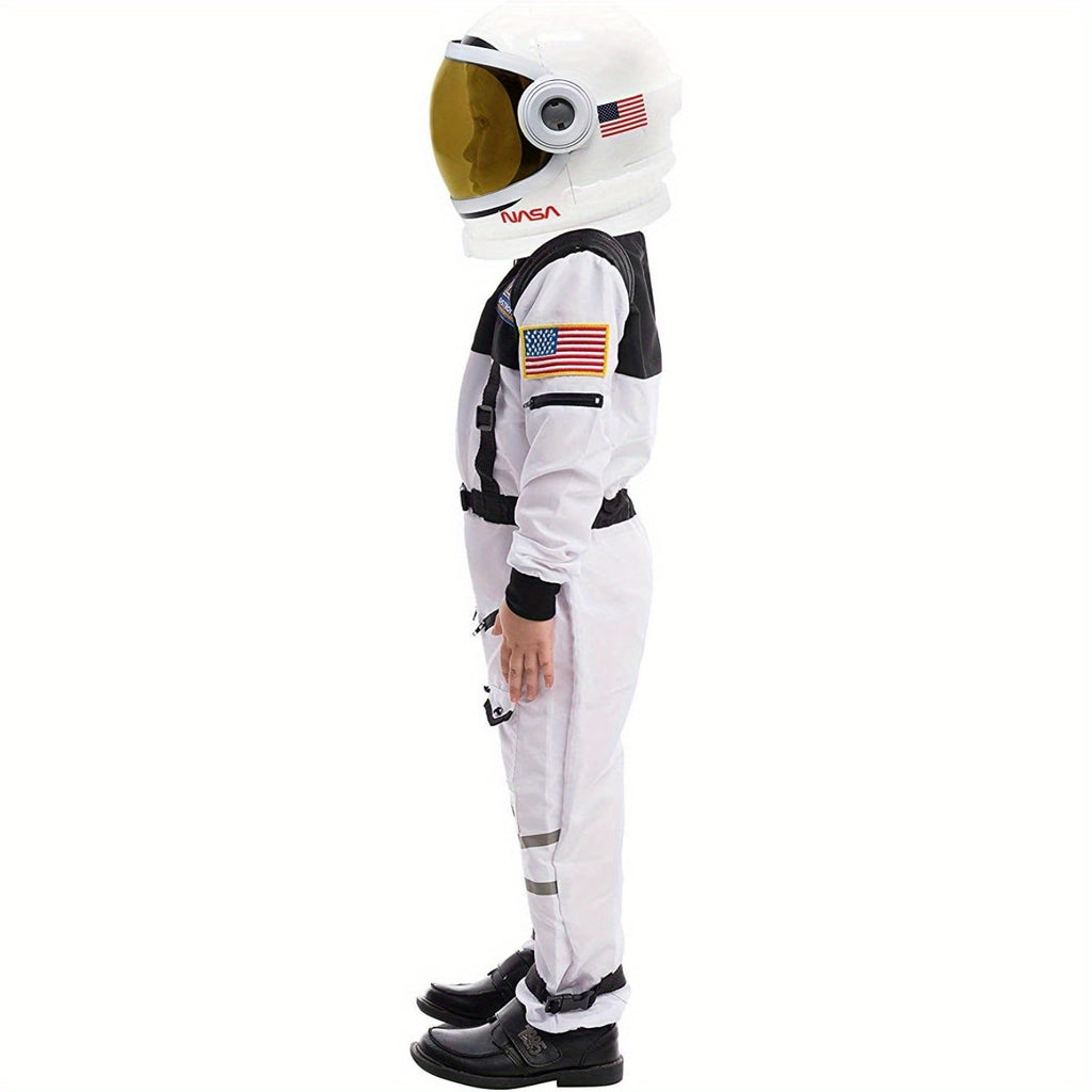Astronaut Costume With Helmet, Space Suit For Kids