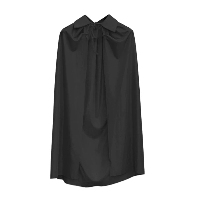 Black cape robe Halloween costume from Zoomies & Co, perfect for spooky celebrations