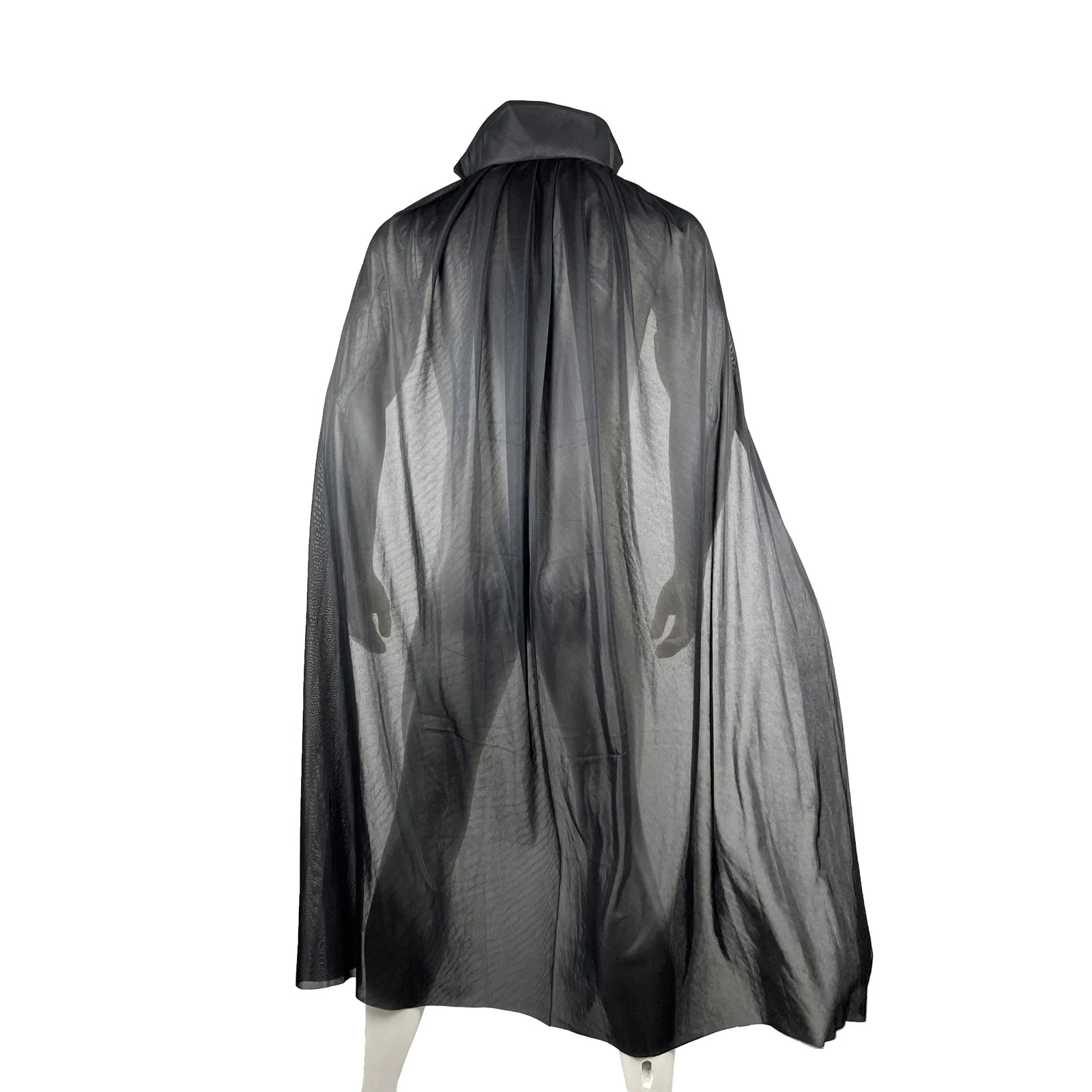 Black cape robe Halloween costume for a dramatic and spooky look at parties