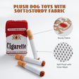 Cheeky Cigarette Plush Dog Toy Set with Soft and Sturdy Fabric for Playful Pets