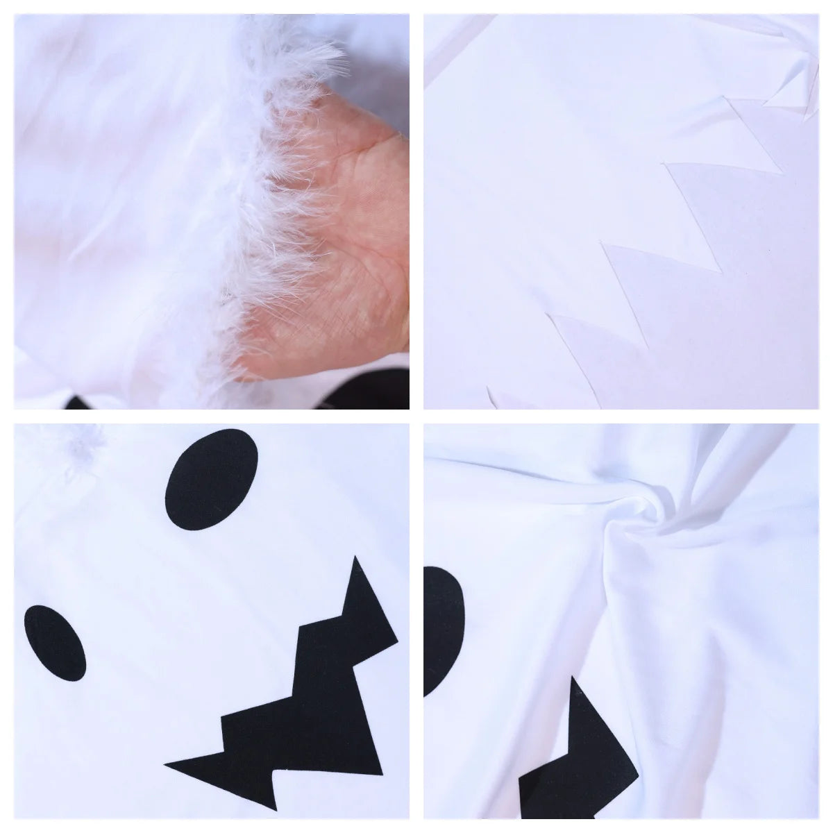 Cute ghost Halloween outfit boys girls featuring soft fabric and playful design for festive fun