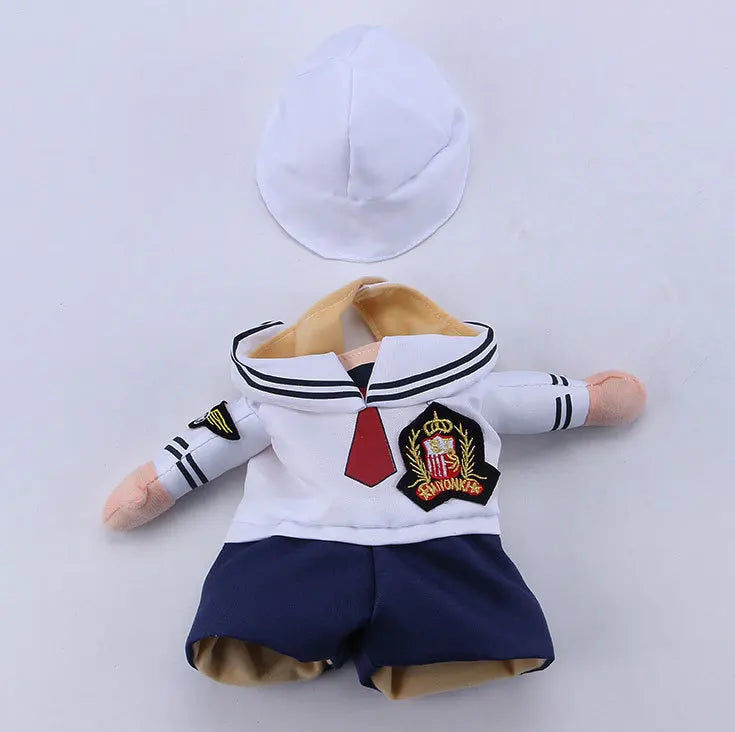 Adorable sailor costume for pets by Zoomies & Co, perfect for cute Halloween costumes for pets