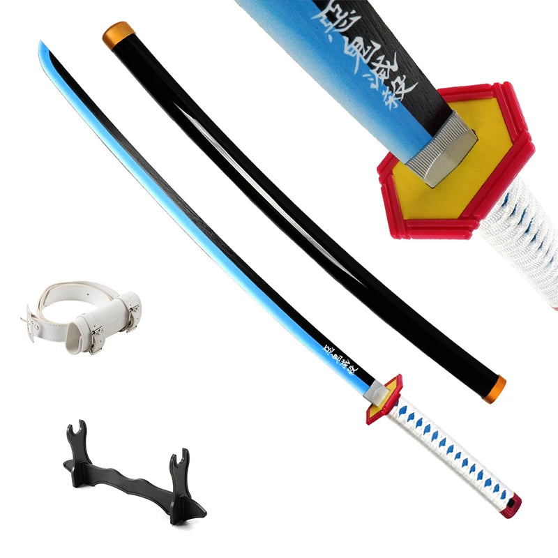 Demon Slayer katana replica with detailed blade and ornate handle for anime collectors
